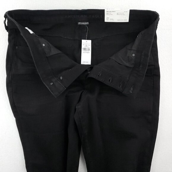 American Eagle Festival Flare Jeans High Rise Button Fly Stretch "20" 38x30 NWT - Picture 9 of 12